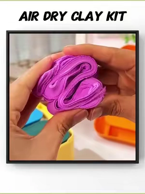 The stretch, the colors, the tiny creations 😍🌈 Roll it, squish it, and see where their imagination goes. A colorful little break from screen time. #ClayArt #SensoryPlay #KidsActivities #CreativeKids #ScreenFreeFun