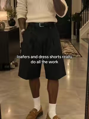 old money without doing too much #shorts #menshorts #tailoredshorts #fyp #OOTD 