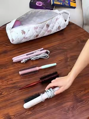 Perfect for traveling and to help all your hair tools and products in one bag #organizer #travelmusthaves #travelbags#dealsforyoudays #usa 