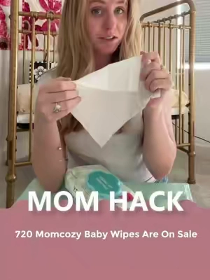 720 Momcozy Baby Wipes Are On Sale #banywipes #momlife #babyregistrymusthaves #momcozywipes #stockup 