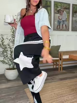 🖤 Easy outfit formula for that effortless cool girl style 😎  #outfitsforwomenover30 #tiktokshopstockup #casualstyle #outfitideas #coolmomoutfit  