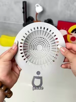 one of those shower upgrades you didn’t know you needed 🙌🏼 catches my hair before it goes down the drain and cleanup is ridiculously easy #hairshedding #haircatcher #showerdrain #hairhack #CleanTok 