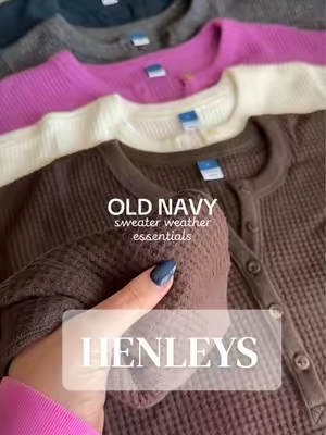 NEW super soft button henleys @Old Navy #oldnavy #henley #oldnavystyle #falloutfits #oldnavyhaul 