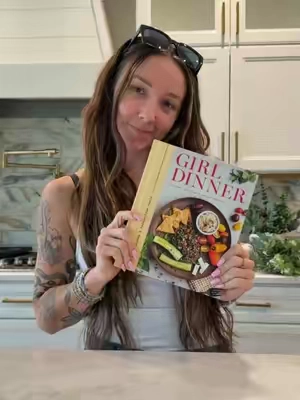 A cookbook I can get behind! #cooking #cookbook #giftideas #girldinner #tiktokshopstockup 