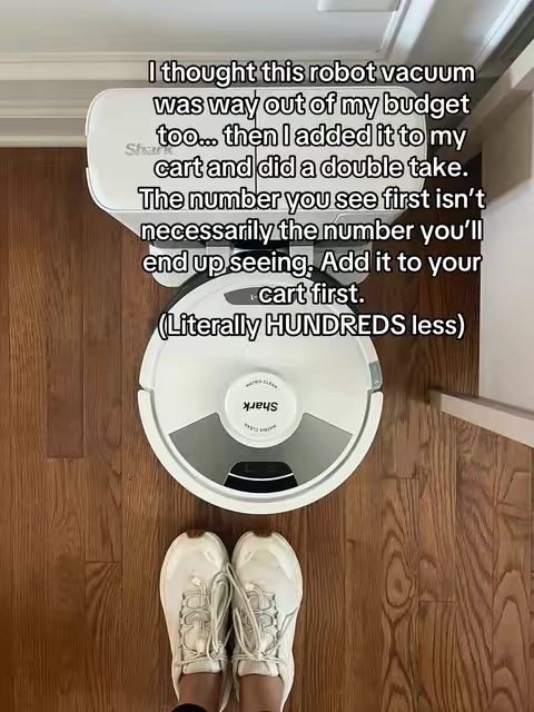 No way this robot vacuum literally went down hundreds once I actually hit add to cart🤯🤯🤯 