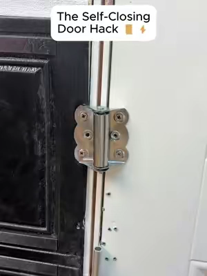 A simple door upgrade that adds automatic closing power. These spring-loaded hinges help improve daily convenience while keeping doors looking clean, modern, and easy to use.  #toolupgrade #SummerVibes #DealsForYouDays #HomeImprovement #DIYProjects 