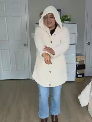#womenjacket  #jacket  #fuzzyhoodie  #winterjacket  #sweater 