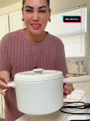 Olla eléctrica multifuncional AORAN: electrodoméstico de cocina portátil de 2,6 L con revestimiento cerámico antiadherente y control de potencia dual; ideal para dormitorios, sopas, ramen y uso en la cocina.#tiktokshopcreatorpicks #ollaelectrica #cocina #utensiliosdecocina #Home 