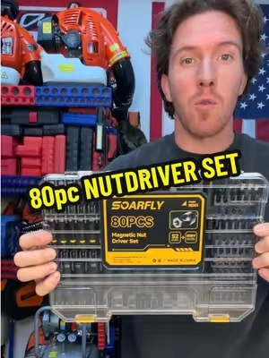 Check out this 80pc nut driver bit set from SOAR FLY! #tools #mechanic #impact 