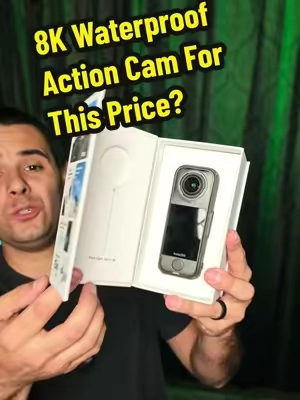 8k 360 action cam for this price?!?! #camera #actioncam #gopro #360camera #tiktokshopstockup 