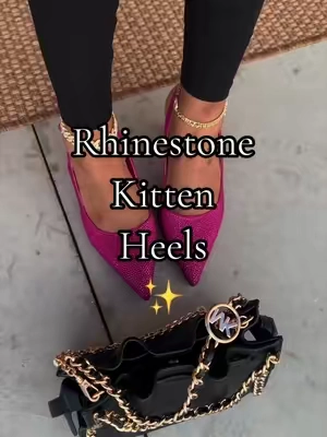 Kitten heels #kittenheels #rhinestoneshoes #tiktokshopcreatorpicks #tiktokshopstockup 