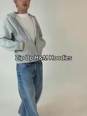 these zip up hoodies from H&M are perfect #clothing 