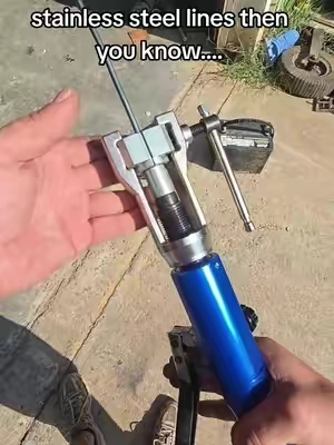 When comes to doing brake lines or HVAC it doesnt get any easier than this. #tools #HVAC #garage #truck #vevorsuperbrandday 