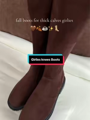 How cute are these chunky chocolate brown fall boots 🤎👢✨🥺#kneehighboots 