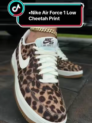 Nike Air Force 1 Low 'Cheetah Print' Classic Sneakers - Premium Leather, Durable Rubber Sole, Low Top, Bold Street Energy, Everyday Casual Walking Athletic Shoes, #Nike #nikeairforce1 #sneakerhead #TikTokShopStockUp #sneakeraddict 