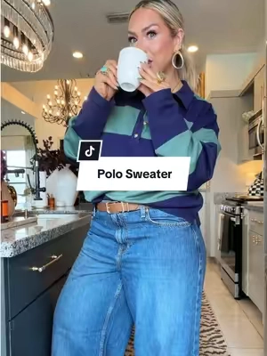 All the preppy, expensive-looking vibes without the expensive price tag 🤎 @Yimoon #poloshirt #preppyaesthetic #falloutfits #tiktokshopstockup #sohochic 