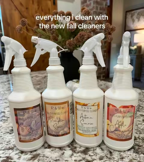 Truly an all purpose cleaner spray! I clean just about every surface in my house with this! My favorite scents out of the fall line are Autumn Sunrise and Apple Cinnamon! #cleaning #cleanhome #homefinds 