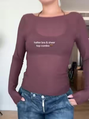 size small for both! #sheertop 