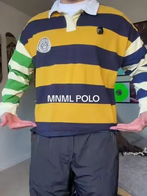 this rugby shirt is a great piece to snag #fallfits #polo #mnml #rugbyshirt 