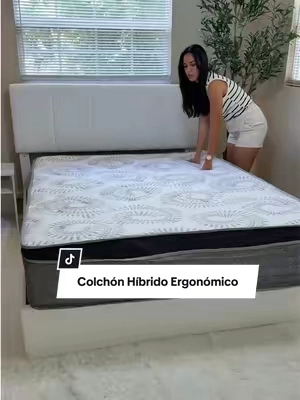 Colchón Híbrido Memory Foam y resortes individuales.@Top Furniture #mattress #colchones #colchon #furniture #colchonhibrido 
