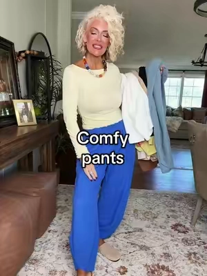 @TanmingFashion comfy waffle knit pants. #pants 