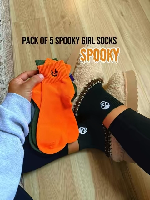 These are cotton, the perfect length! So cute and comfy and that price?! Insane! #halloween 