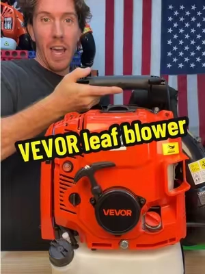 Check out the VEVOR 4 stroke gas powered leaf blower! #leafblower #4stroke #vevor 