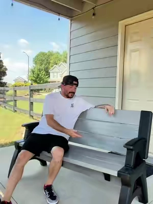 Convert a bench at this price is crazy! #convertabench #patiofurniture #outdoorfurniture #qvc 