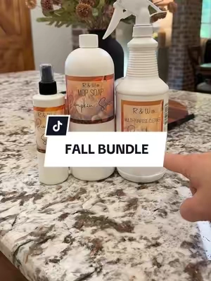 My favorite cleaning bundle is even better in the new fall scents! #cleaningbundle #cleaning #cleanhome #homefinds 