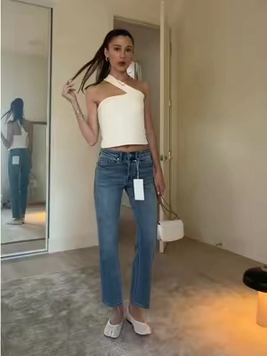 vintage ankle jeans @GOOD AMERICAN flawless 🤍👖🫢 