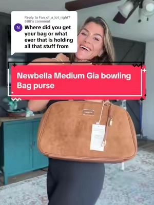 Replying to @Fan_of_a_lot_right?888 the bowling bag purse era just started and im so here for it! @Newbella.Fashion is a goat for this with the built in purse organization #purse #bowlingbagpurse #purseorganization #handbag #newbella 
