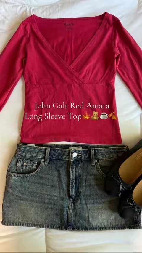 the PERFECT fall top!!! #brandymelville #johngalt #falltops #falloutfits 