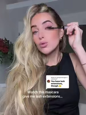 Replying to @geegeeimages iykyk @tarte cosmetics is the actual tea when it comes to length and volume… #mascara #mascarareview #tarte #makeupreview #tubingmascara 