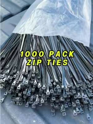 Can’t go wrong with these. #ziptie #cableties #DIY #electrician 