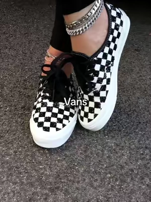 Vans authentic low in sequin check 🏁✨ #vans #vansshoes #sequinvans #vansauthentic #vansgirl 