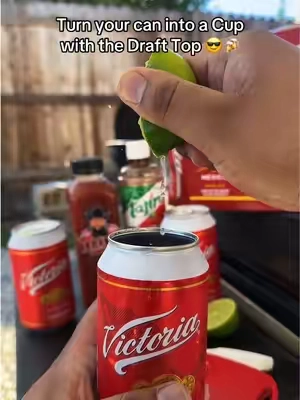 Turn your can into a Cup 😎🍻 #drinks #cerveza #michelada 
