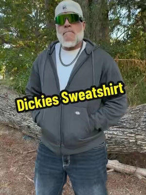Dickies Men's Midweight Cotton Long Sleeve Fleece Zip Up Hooded Sweatshirt ##hoodedsweatshirt ##dickies ##hoodie ##mensfashion ##tiktokshopstockup