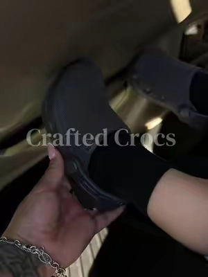 Kids crafted crocs! #crocs #kidscrocs #craftedclogs #clogs #toddlerclogs 