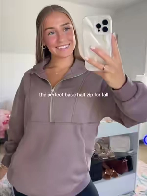 I sized up to a medium for a comfy oversized fit!
