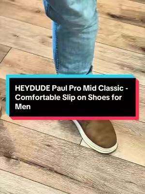 919 HEYDUDE Paul Pro Mid Classic - Comfortable Slip on Shoes for Men @HeyDude #TiktokShopStockUp #TiktokShopCreatorPicks #TiktokShopFallDealsForYou #HEYDUDENewArrivals #HEYDUDENewArrivalsCampaign 