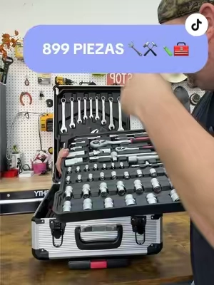 899PCS Large Capacity Metal Hand Toolbox, The Ultimate Home Repair Master Set - Comprehensive Toolbox, With 4 Drawers, General Household Toolkit, Auto Repair Repair Tools#tools #toolkit #homerepair #mechanic #securepayeveryday 