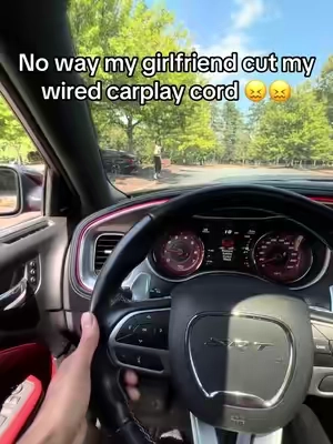 My car only came with wired CarPlay too 💔 #wirelesscarplay #carplayadapter #carupgrade 
