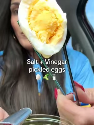 Pickled eggs? 🍳 Pickled sausage? These are delish! @Pork King Good #pickles #snacks #tiktokmademebuyit #Foodie #foodreview 