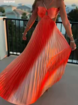 How stunning is this dress for sunset photos!!! I’m 5’8 wearing a size small. @Likemychoice Global #maxidress #beachdress #tequilasunrise 