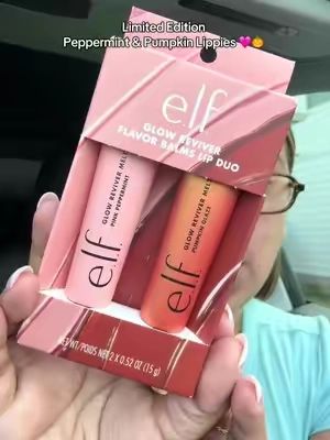 They smell amazing! Perfect for the holidays @e.l.f. Cosmetics #elfcosmetics #eyeslipsface #elfglowreviverlipbalm #holidaygiftset #stockingstufferideas 