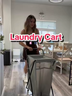 Laundry Cart 👚 👖 🧺 . . . . #fyp #tiktokshopcreatorpicks #tiktokshopstockup #laundry #cart 