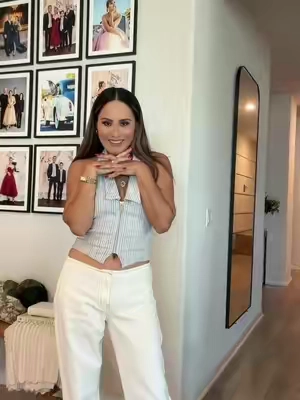 Buenos No Waist Low Rise Straight Leg Jeans White