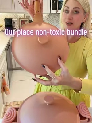 Our place bundle is on QVC but there’s only one color left and it’s selling out fast! #ourplace #potsandpans #ourplacepot #cookware #ourplacepan @QVC, Inc 
