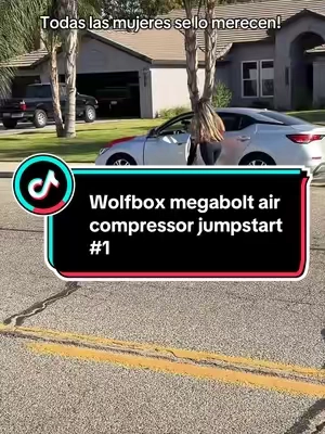 The best way to save money on tow trucks and mechanics!#wolfbox #wolfboxjumpstarter #jumpstart #aircompressor #portabletireinflator @WOLFBOX 