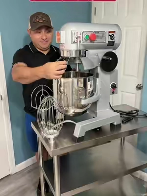 15Qt Bowl Commercial Food Mixer, 500W-599W Heavy-Duty Floor-Standing Electric Mixer for Restaurants & Bakeries, Stainless Steel Bowl, 3 Adjustable Speeds #StandingElectricMixer #CommercialFoodMixer #BakeryMachine #tiktokshopcreatorpicks #TikTokShopStocKup 